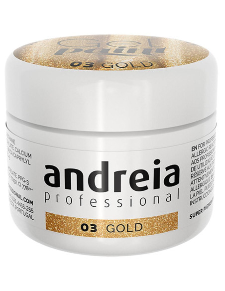 Gel Paint Gold 03 - Andreia Professional Nail Art Andreia