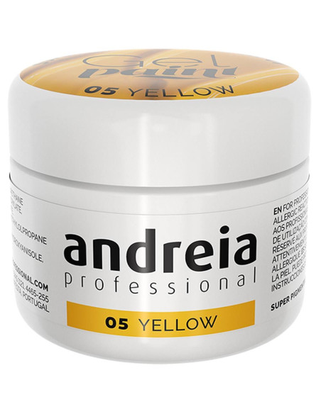 Gel Paint Yellow 05 - Andreia Professional Nail Art Andreia