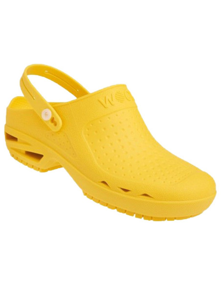 Zuecos WOCK Bloc amarillo