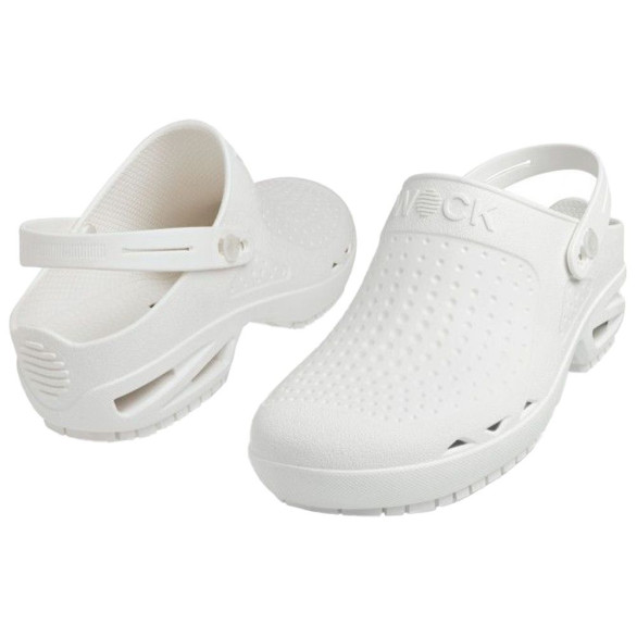 Zuecos WOCK Bloc blanco