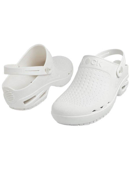 Zuecos WOCK Bloc blanco