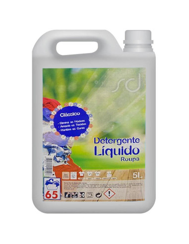 Detergente Roupa Líquido Clássico 5L Profissional Detergentes