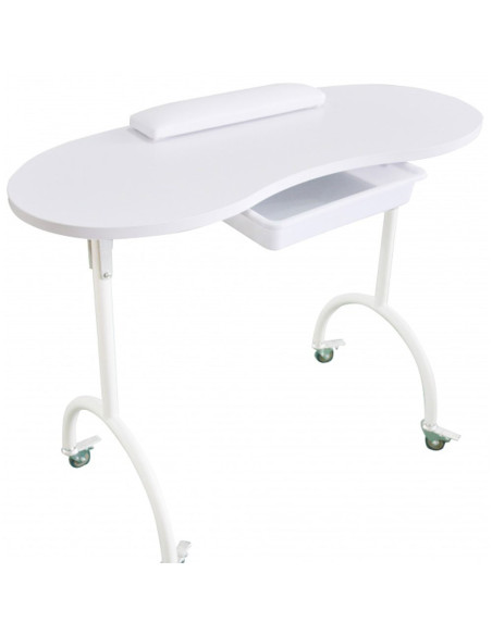 Mesa Manicure Portátil c/Gaveta Palmar - Weelko Mesas de Manicure