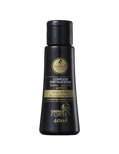 Complexo Fortalecedor Cavalo Forte 35ml para cabelos fracos, opacos e com dificuldade no crescimento Haskell Cavalo Forte