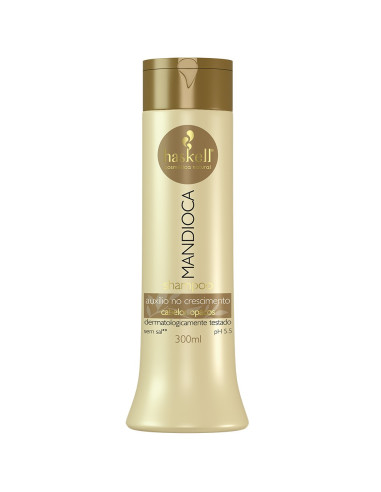 Shampoo Mandioca p/Cabelos Ressecados e Opacos 300ml - Haskell Haskell Mandioca