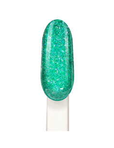 Verniz Gel Verde Glitter Funk 15ml - Festival de Verão INOCOS INOCOS Verniz Gel 2