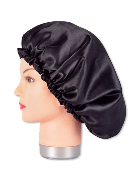 Gorro de dormir antiencrespamiento negro
