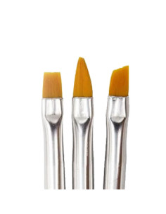 Kit 3 Pincéis Art Nail Pinceis para Unhas 2