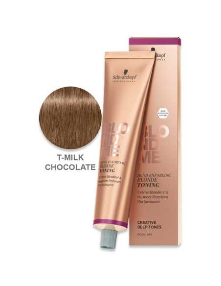 Creme Tonalizante T Milk Chocolate Blond Me 60ml - Schwarzkopf Blond Me Produtos de Cor