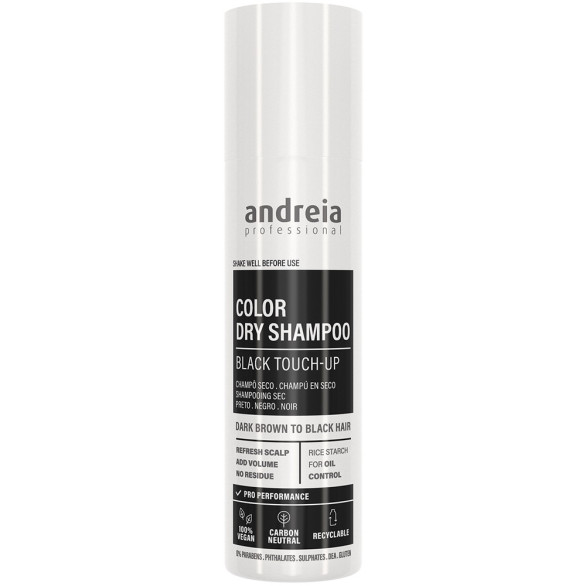 Andreia Color Dry Shampoo Black champú seco con color