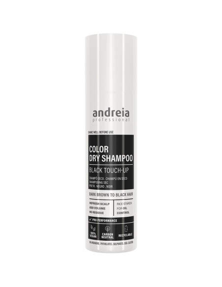 Andreia Color Dry Shampoo Black champú seco con color