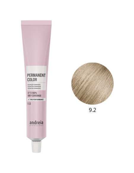 Coloração Permanente 9.2 Vegan 100ml - Andreia Profissional Coloração Permanente da Andreia Profissional