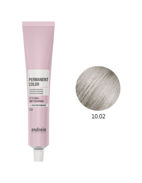 Coloração Permanente 10.02 Vegan 100ml - Andreia Profissional Coloração Permanente da Andreia Profissional