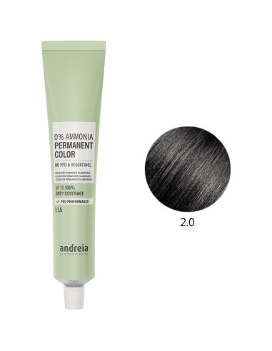 Coloração Permanente 0% Amoníaco 2.0 Vegan 100ml - Andreia Profissional Tinta Sem Amoníaco Permanente da Andreia Profissional