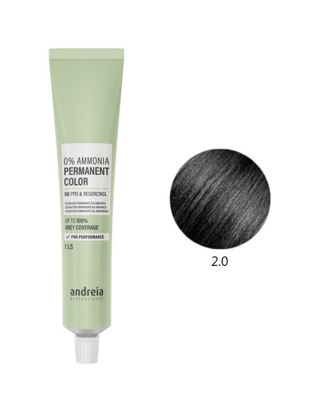 Coloração Permanente 0% Amoníaco 2.0 Vegan 100ml - Andreia Profissional Tinta Sem Amoníaco Permanente da Andreia Profissional