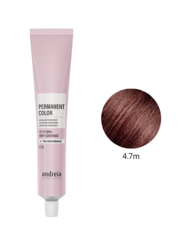 Coloração Permanente 4.7M Vegan 100ml - Andreia Profissional Coloração Permanente da Andreia Profissional