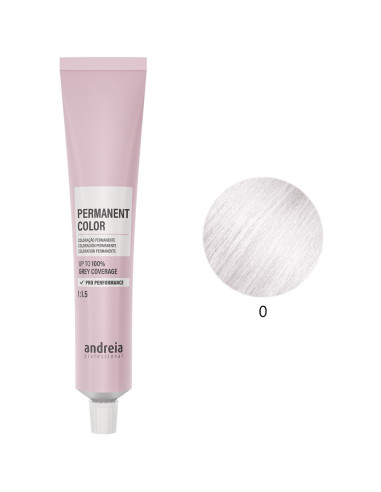 Coloração Permanente 0 Vegan 100ml - Andreia Profissional Coloração Permanente da Andreia Profissional