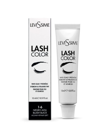 Levissime - Coloração Pestanas/Sobrancelhas Lash Cor Preto Azulado 15ml Estética