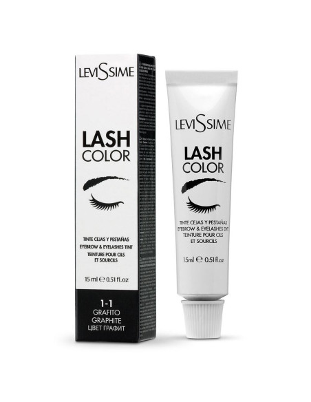 Levissime - Coloração Pestanas/Sobrancelhas Lash Cor Grafite 15ml Coloração de Pestanas