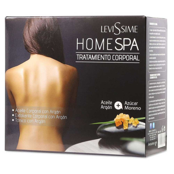 Pack corporal Home Spa Levissime argán