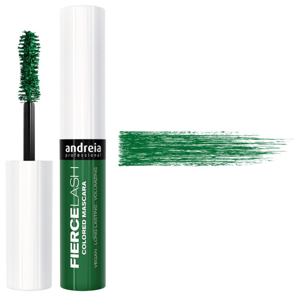 Andreia Fierce Lash máscara de pestañas verde