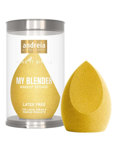 Esponja de Maquiagem Amarela - My Blender - Andreia Makeup Essenciais de Maquilhagem Andreia