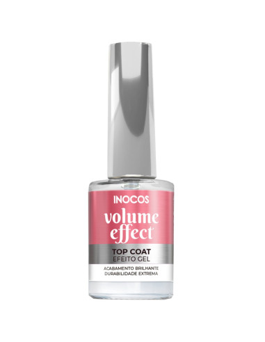 Top Coat Efeito Gel 11ml - Care & Finish Inocos INOCOS Care & Finish