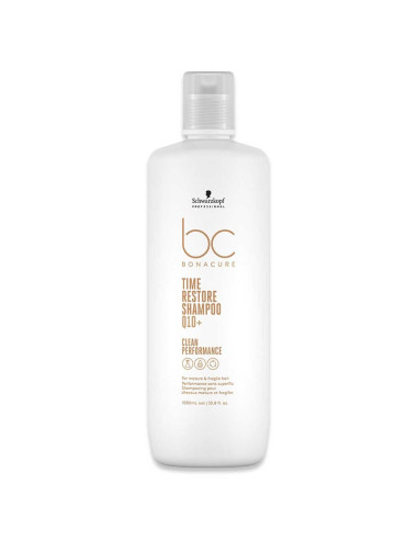 Shampoo Cabelo Maduro Time Restore Bonacure 1000ml - Schwarzkopf BC Time Restore