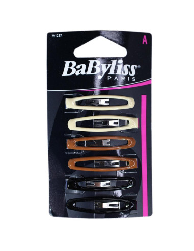 Pack 6 Ganchos - Babyliss desc Frizetes | Ganchos | Molas 