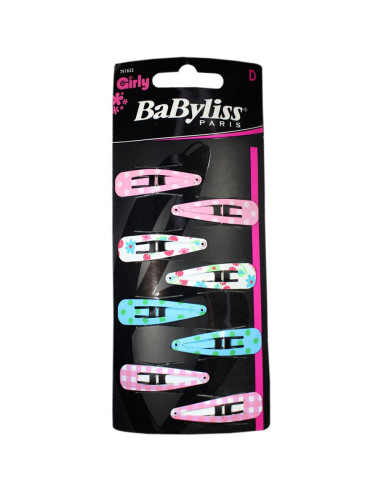 Pack 8 Ganchos - Babyliss desc Frizetes | Ganchos | Molas 