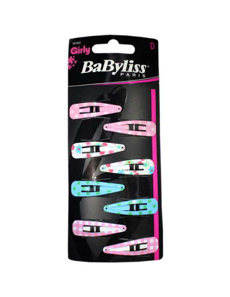 Pack 8 Ganchos - Babyliss desc Frizetes | Ganchos | Molas 