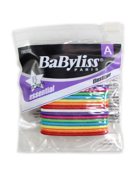 Pack 24 Elásticos Cabelo - Babyliss desc Frizetes | Ganchos | Molas 