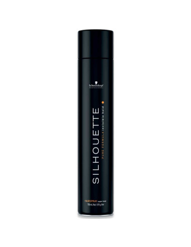 Laca Fixação Super Forte Silhouette Super Hold 750ml - Schwarzkopf Fixação Extra Forte