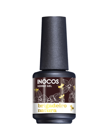 Verniz Gel Brigadeiro Natura 15ml  - Natura Lovers Chocolate Edition INOCOS INOCOS Verniz Gel