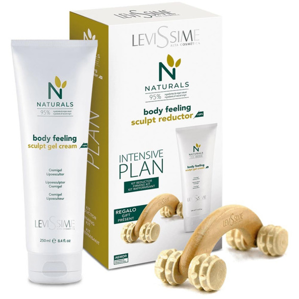 Levissime Body Feeling Sculpt kit con masajeador