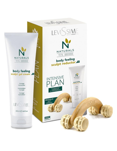 Levissime Body Feeling Sculpt kit con masajeador