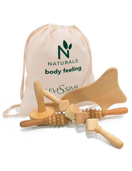 Kit Maderoterapia Tratamento Corporal - Body Feeling Levissime Maderoterapia