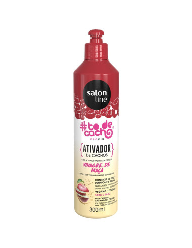 Ativador Todecacho Vinagre de Maçã 300ml - Salon Line Ativador de Cachos Salon Line