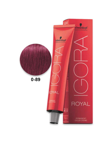 Igora Royal 0.89 Concentrado de Vermelho Violeta 60ml - Schwarzkopf Igora Royal