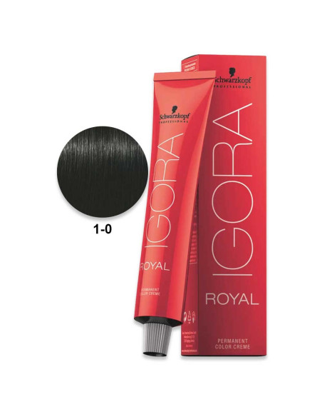 Igora Royal 1.0 Preto 60ml - Schwarzkopf Igora Royal