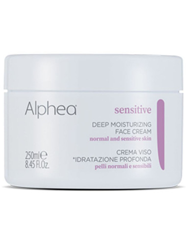 Creme Facial Hidratação Intensa 250ml - Sensitive - Alphea Pele Sensível