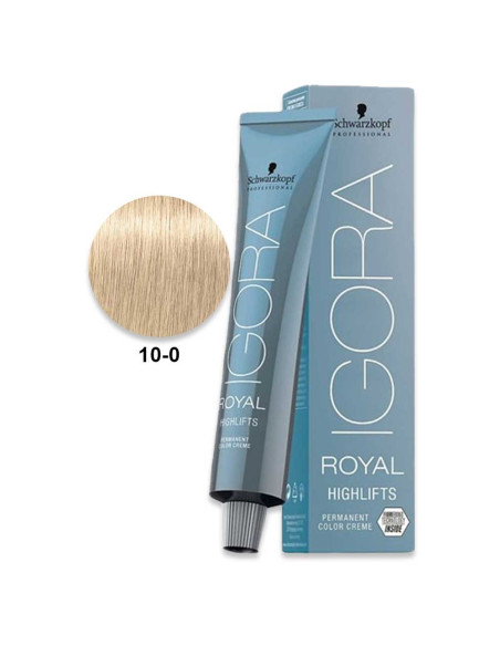 Igora Royal Highlights 10.0 Ultra Loiro Natural 60ml - Schwarzkopf Igora Royal Highlifts