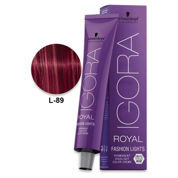 Igora Fashion Lights L-89 rojo violeta 60 ml