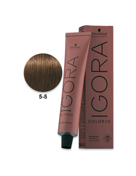 Igora Color10 5.5 Castanho Claro Dourado 60ml - Schwarzkopf Color10