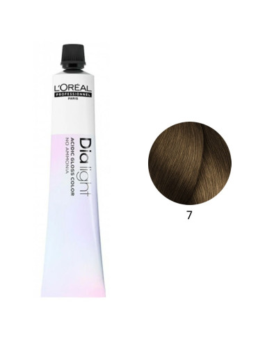 Coloração L'Oréal Profissional DiaLight 7 Louro 50ml DiaLight L'Oreal