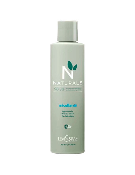 Água Micelar Naturals Levissime de Limpeza Facial 200ml Desmaquilhantes