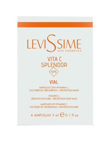 Vita C Splendor Ampola Tratamento 6x3 Levissime 200ml Mascara Facial