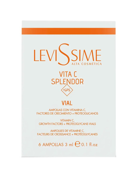 Vita C Splendor Ampola Tratamento 6x3 Levissime 200ml Mascara Facial