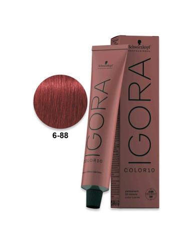 Igora Color10 6.88 Loiro Escuro Extra Vermelho 60ml Schwarzkopf Color10