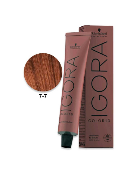 Igora Color10 7.7 Loiro Médio Cobre 60ml - Schwarzkopf Color10